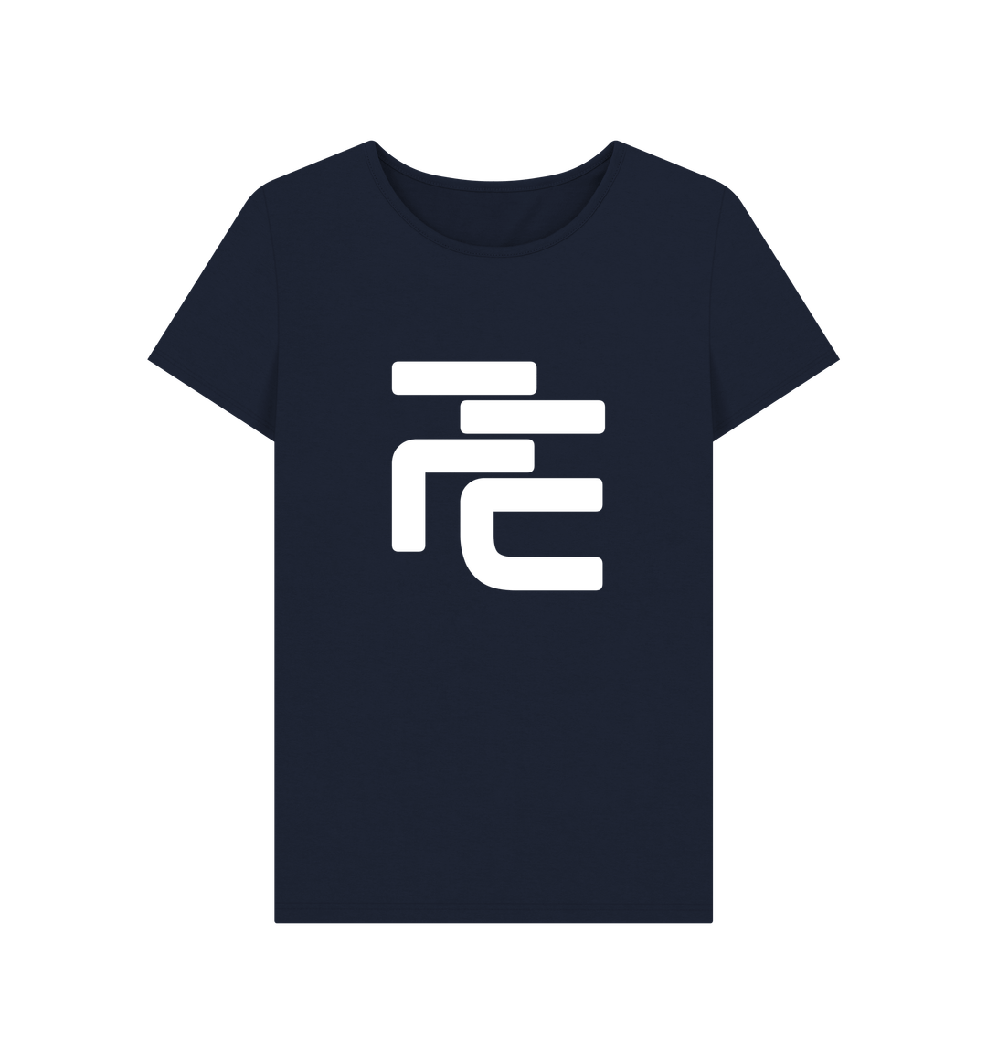 Image of Navy Blue Printed T-shirt